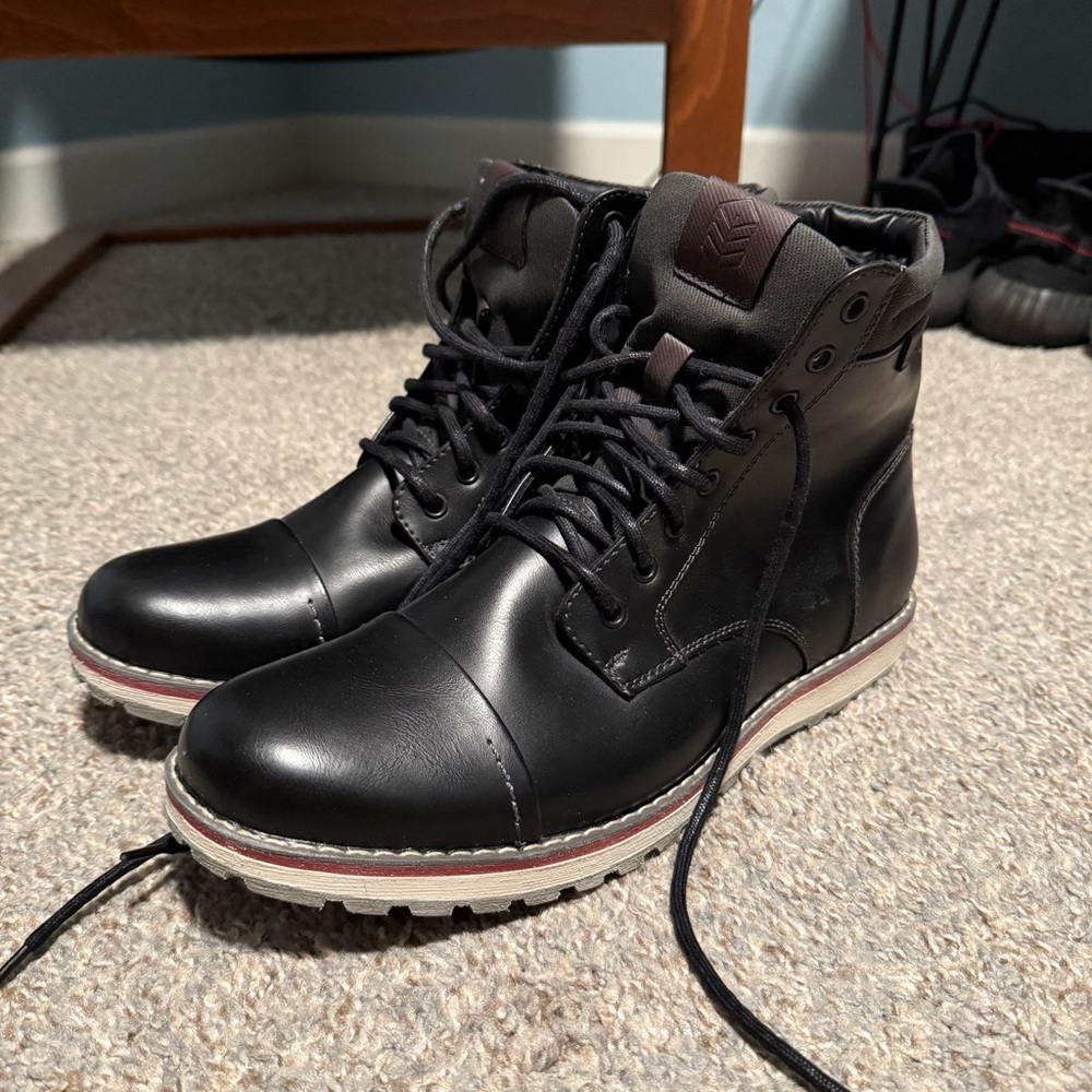 Stylish Black Leather Boots
